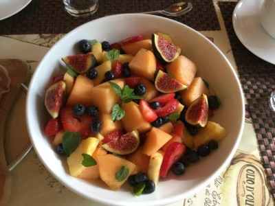 Fruit salad limoncello 